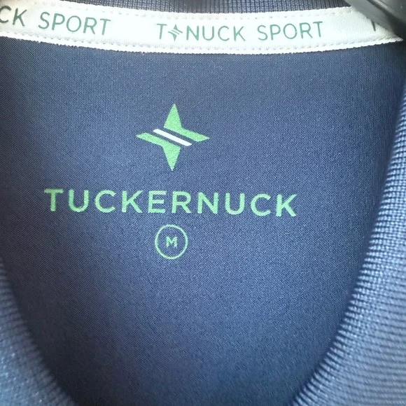 Tuckernuck Sport Roxana Half Zip Golf Dress in navy with white piping - Picture 8 of 11